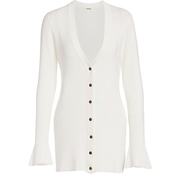 L'AGENCE White Cardigan - Picture 5 of 5